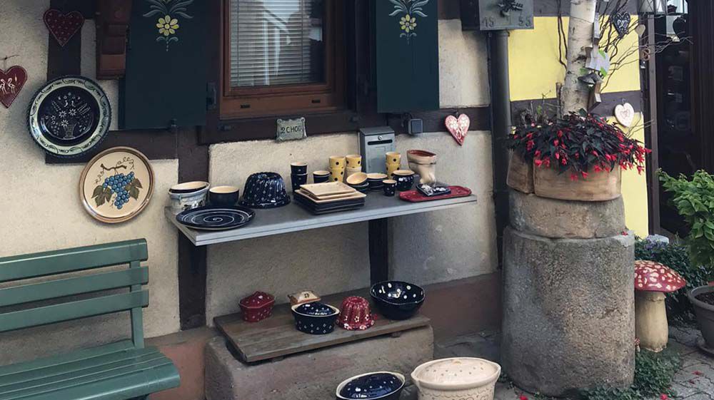 Alsace Pottery shops
