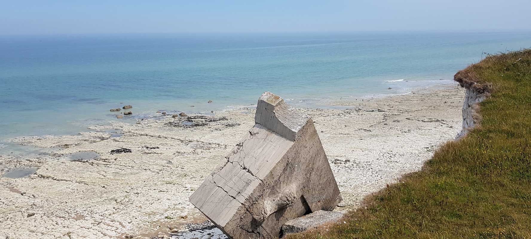 Normandy Beach Ruins