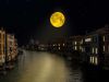 Moonrise over Grand Canal Venice italy
