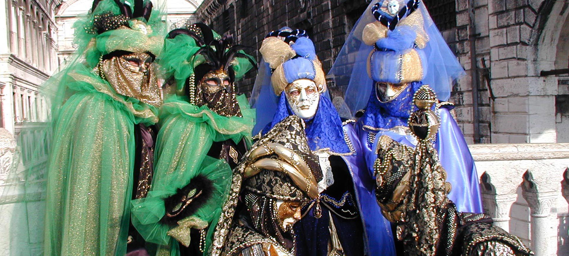 Traditional Carnivale costumes of Venice